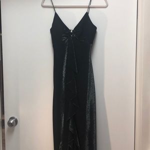Sparkly black dress